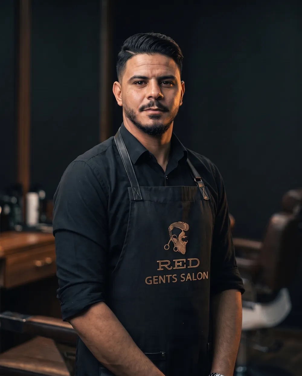 رضا، حلاق في Red Gents Salon، برشا هايتس دبي