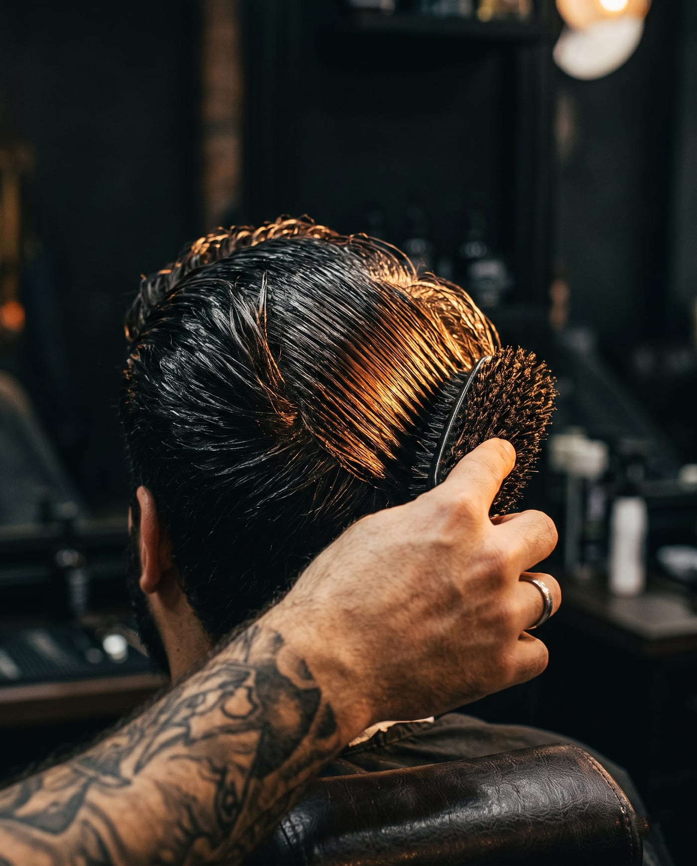 علاج وتصفيف الشعر للرجال في Red Gents Salon دبي
